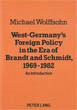 West-Germany's Foreign Policy